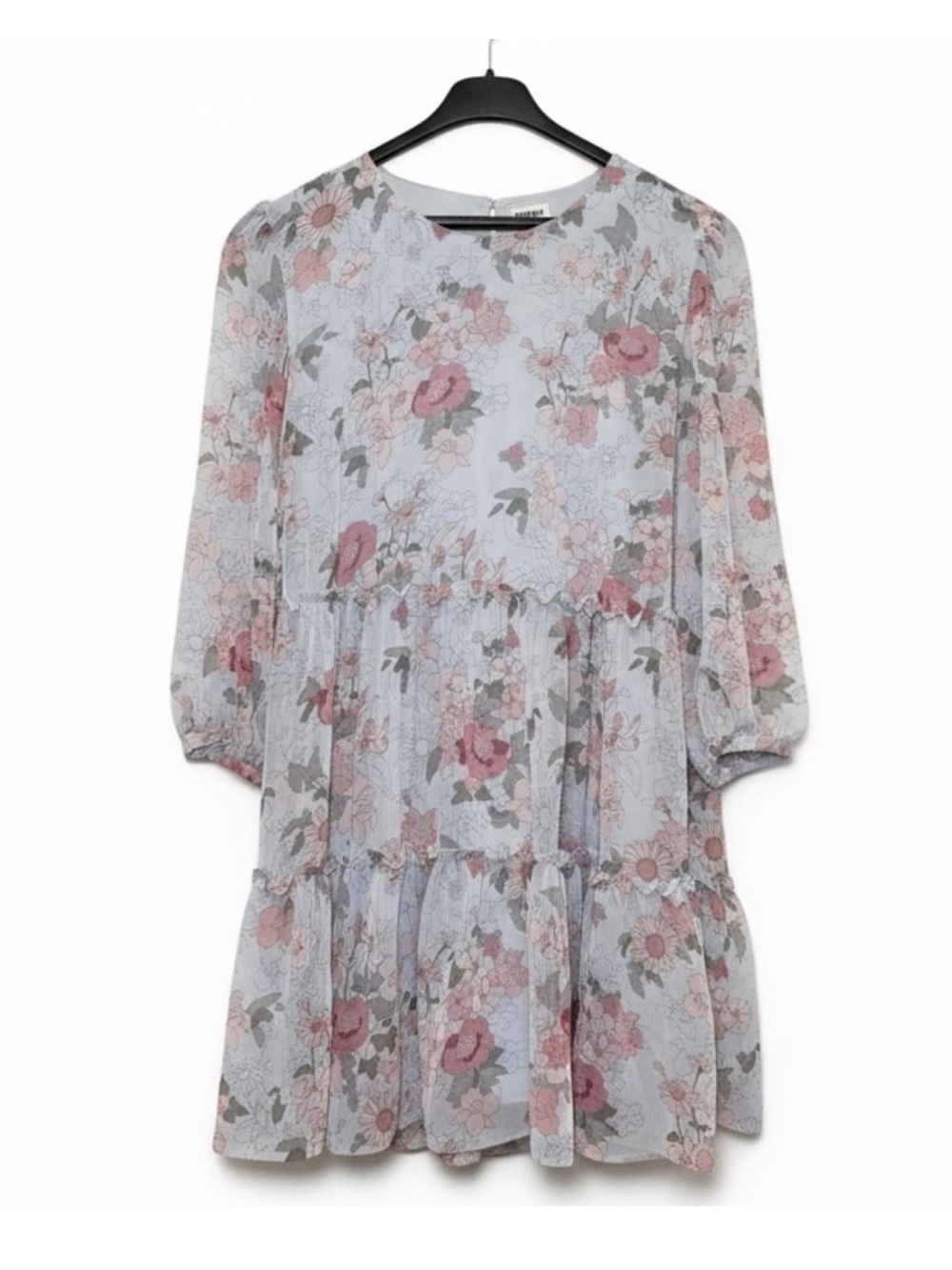 Aritzia Sunday Best Light Blue Floral Dress